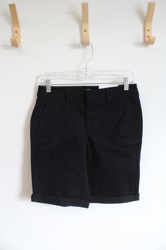 NEW LOFT Black Bermuda Shorts | 0 Petite