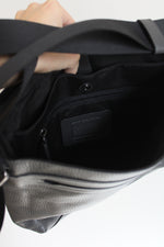 Coach Bond Gray Blue Small Messenger Bag