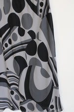 The Limited Y2K Gray Patterned Skirt | XS