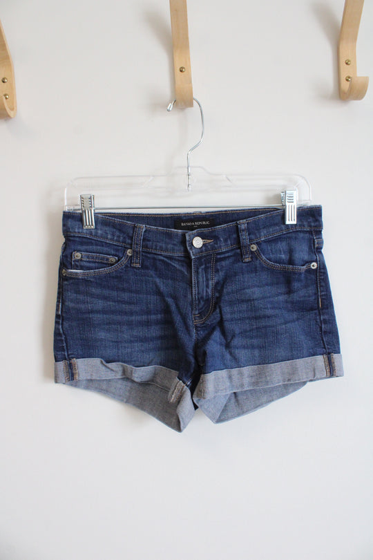 Banana Republic Cuffed Jean Shorts | 25/0