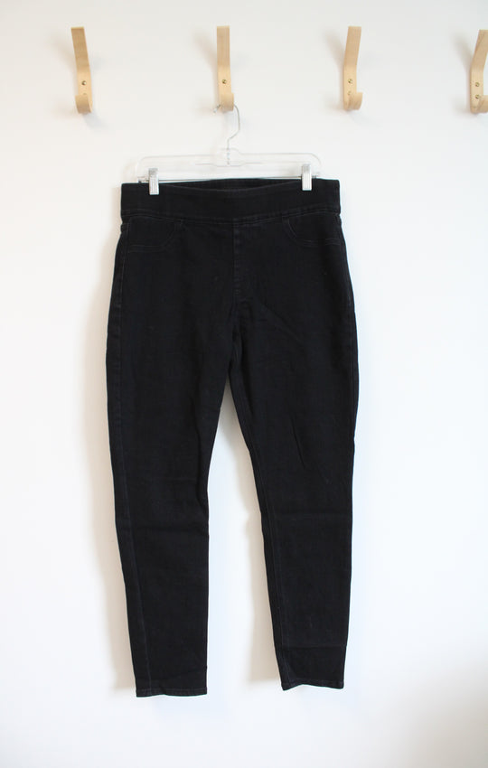 Old Navy Mid Rise Black Jeggings | 12