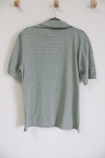 Haggar Green Polo Shirt | M