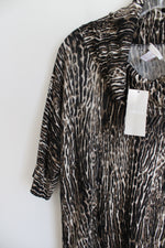NEW Chico's Cheetah Waves Della Pullover Sweater | 2 (L/12)