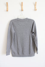 Champion Gray Ocean City V-Neck Sweatshirt | S
