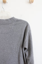 Champion Gray Ocean City V-Neck Sweatshirt | S