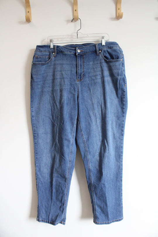 Catherines Elastic Waist Jeans | 18W