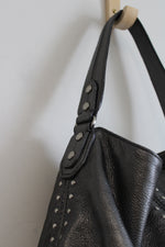 Michael Kors Silver Leather Studded Purse