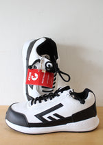 NEW BILLY Basics Goat Hoop Black White Sneakers | Size 6