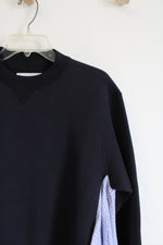 NEW Sacai 6967 Sponge Sweat Navy Pullover | 3 (L)