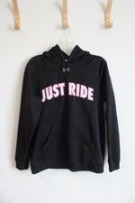 Under Armour Black Just Ride Hoodie | S