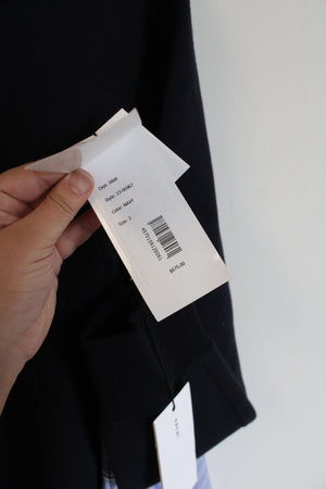 NEW Sacai 6967 Sponge Sweat Navy Pullover | 3 (L)