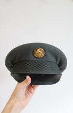 Army Dress Green Wool Vintage Cap | Size 7