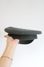 Army Dress Green Wool Vintage Cap | Size 7