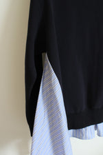 NEW Sacai 6967 Sponge Sweat Navy Pullover | 3 (L)