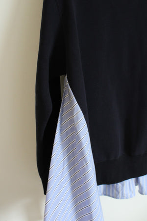 NEW Sacai 6967 Sponge Sweat Navy Pullover | 3 (L)