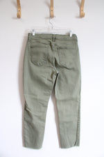 Old Navy Perfect Straight Green Jeans | 8