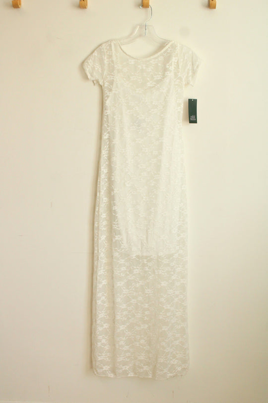 NEW Wild Fable White Lace Maxi Dress | XS