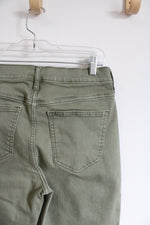 Old Navy Perfect Straight Green Jeans | 8