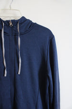 Under Armour Navy Full Zip Hooded Jacket | S