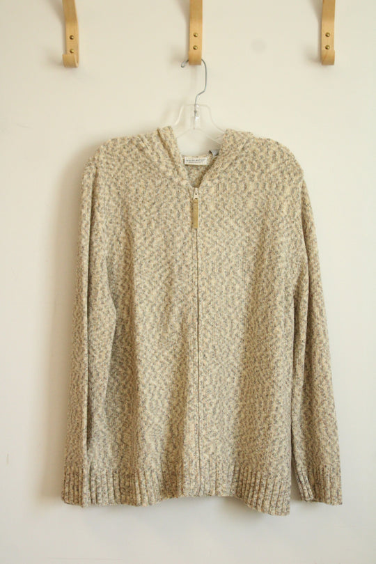 NEW White Stag Woman's Plus Oatmeal Marl Full Zip Up Hoodie | 18W/20W