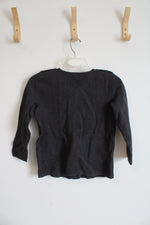 NEW LOFT Gray Double Breasted Button Down Sweater | XS Petite