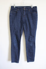 LOFT Modern Skinny Dark Wash Jeans | 8