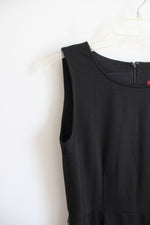 212 Collection Black Belted A-Line Dress | XS