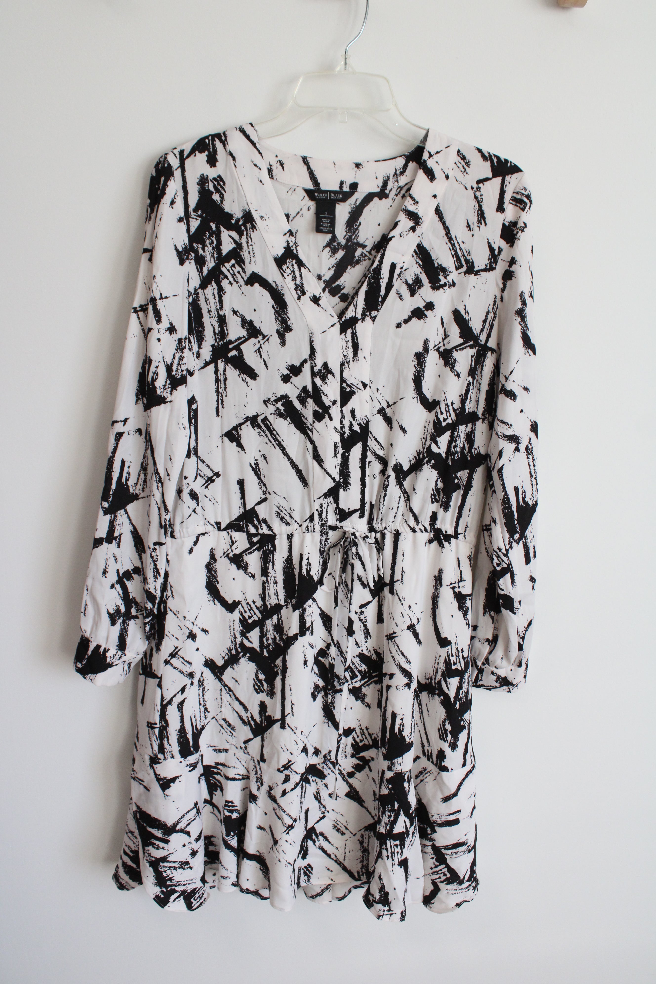 white house black market long sleeve dress Long Sleeve Wrap Dress