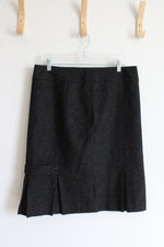 Talbots Black Multi-Colored Speckled Skirt | 12