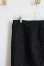 Talbots Black Multi-Colored Speckled Skirt | 12