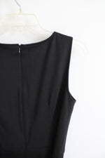 212 Collection Black Belted A-Line Dress | XS