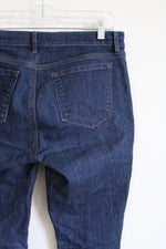 LOFT Modern Skinny Dark Wash Jeans | 8