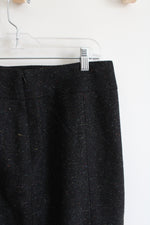 Talbots Black Multi-Colored Speckled Skirt | 12