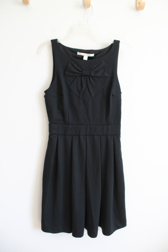 Lauren Conrad Black Bow A-Line Dress | 6