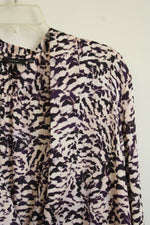 NEW Apt. 9 Deep Purple Faux Wrap Blouse | XL