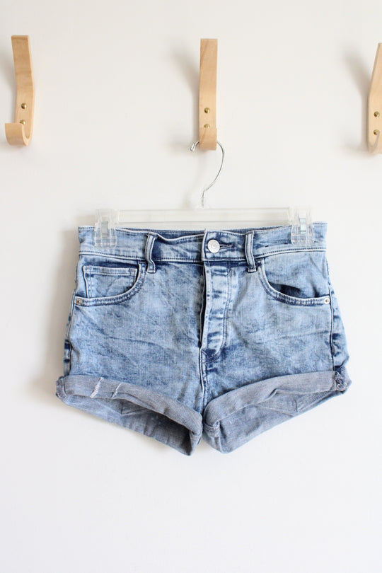 Express Midi High Rise Jean Shorts | 00