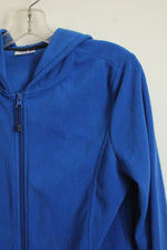 Danskin Now Blue Hooded Fleece Jacket | M