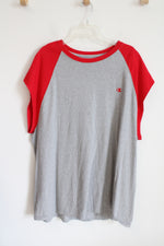 Champion Red & Gray Sleeveless Shirt | XXL