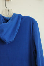 Danskin Now Blue Hooded Fleece Jacket | M