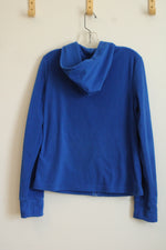 Danskin Now Blue Hooded Fleece Jacket | M