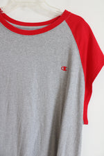 Champion Red & Gray Sleeveless Shirt | XXL
