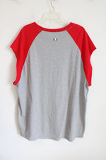 Champion Red & Gray Sleeveless Shirt | XXL