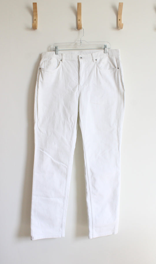 D&Co. White Jeans | 16 Tall