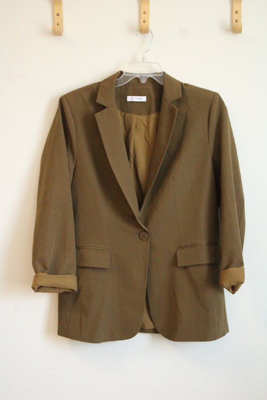 Cicy Bell Army Green Blazer | XL