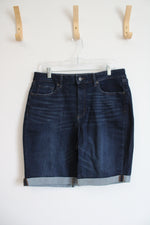 NEW Sonoma Dark Wash Cuffed Jean Bermuda Shorts | 14