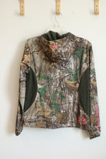 Under Armour Realtree Xtra Storm Camo Half Zip Hooded Jacket | M