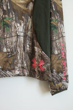 Under Armour Realtree Xtra Storm Camo Half Zip Hooded Jacket | M