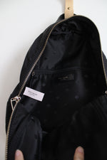 Kate Spade Black Nylon Backpack Purse