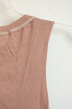 NEW Forever 21 Pink Graphic Knotted Tank Top | M