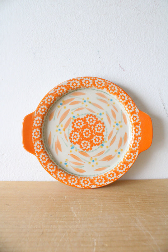 Temptations By Tara Old World Orange 7.5" Lid-It Trivet